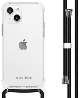 Imoshion Backcover met koord voor de Apple iPhone 13 Mini - Zwart Transparant