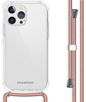 Imoshion Backcover met koord voor de Apple iPhone 13 Pro - Rosé Goud Transparant