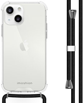 Imoshion Backcover met koord voor de Apple iPhone 13 - Zwart Transparant