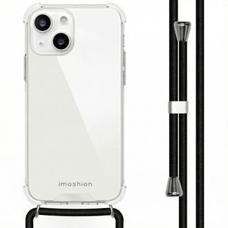 Imoshion Backcover met koord voor de Apple iPhone 13 - Zwart Transparant
