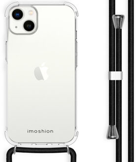 Imoshion Backcover met koord voor de Apple iPhone 14 Plus - Zwart Transparant - 6.7