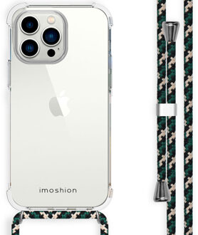 Imoshion Backcover met koord voor de Apple iPhone 14 Pro Max - Green Multi Color Transparant - 6.7