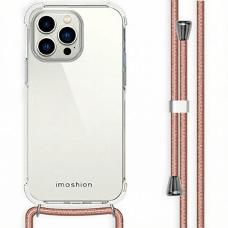 Imoshion Backcover met koord voor de Apple iPhone 14 Pro Max - Rosé Goud Transparant - 6.7