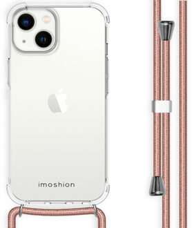 Imoshion Backcover met koord voor de Apple iPhone 14 - Rosé Goud Transparant - 6.06