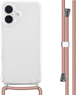 Imoshion Backcover met koord voor de Apple iPhone 16 - Rosé Goud