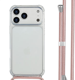 Imoshion Backcover met koord voor de Apple iPhone 17 Pro Max - Rose Gold Rosé goud