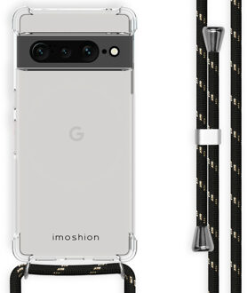 Imoshion Backcover met koord voor de Google Pixel 7 Pro - Zwart & Goud