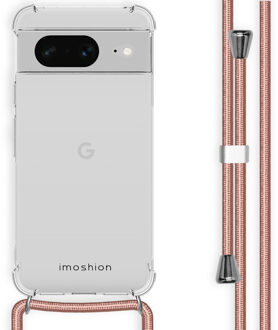 Imoshion Backcover met koord voor de Google Pixel 8 - Rosé Goud