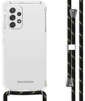 Imoshion Backcover met koord voor de Samsung Galaxy A23 (5G) - Zwart & Goud Transparant