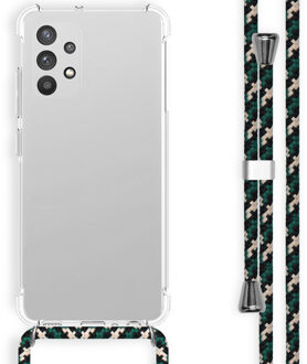 Imoshion Backcover met koord voor de Samsung Galaxy A32 (4G) - Green Multi Color Transparant