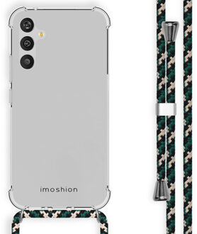 Imoshion Backcover met koord voor de Samsung Galaxy A34 (5G) - Green Multi Color Transparant