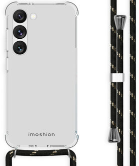 Imoshion Backcover met koord voor de Samsung Galaxy S23 - Zwart & Goud Transparant