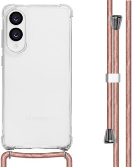 Imoshion Backcover met koord voor de Samsung Galaxy S25 Edge - Rose Gold Rosé goud