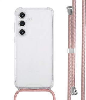 Imoshion Backcover met koord voor de Samsung Galaxy S25 FE - Rose Gold Rosé goud