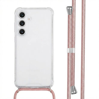 Imoshion Backcover met koord voor de Samsung Galaxy S25 FE - Rose Gold Rosé goud