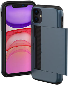 Imoshion Backcover met pasjeshouder voor de Apple iPhone 11 - Donkerblauw