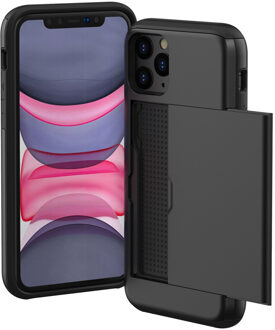 Imoshion Backcover met pasjeshouder voor de Apple iPhone 11 Pro - Zwart