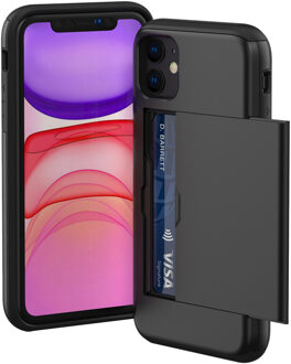 Imoshion Backcover met pasjeshouder voor de Apple iPhone 11 - Zwart