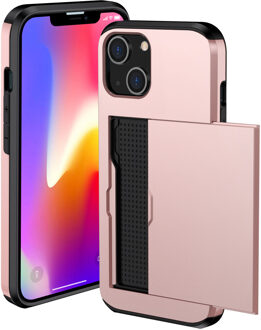 Imoshion Backcover met pasjeshouder voor de Apple iPhone 13 - Rosé Goud