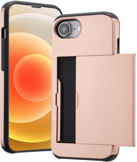 Imoshion Backcover met pasjeshouder voor de Apple iPhone 16e - Rosé Goud