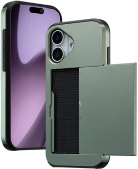 Imoshion Backcover met pasjeshouder voor de Apple iPhone 17 - Groen