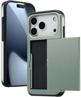 Imoshion Backcover met pasjeshouder voor de Apple iPhone 17 Pro - Groen