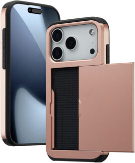 Imoshion Backcover met pasjeshouder voor de Apple iPhone 17 Pro - Rosé Goud
