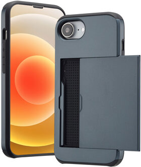 Imoshion Backcover met pasjeshouder voor de Apple iPhone 17e / 16e - Donkerblauw