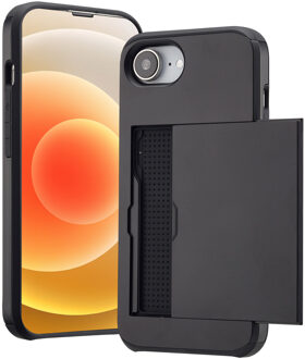 Imoshion Backcover met pasjeshouder voor de Apple iPhone 17e / 16e - Zwart