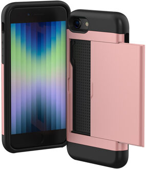 Imoshion Backcover met pasjeshouder voor de Apple iPhone SE (2022 / 2020) / 8 / 7 - Rosé Goud