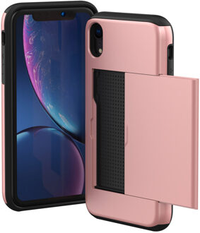 Imoshion Backcover met pasjeshouder voor de Apple iPhone Xr - Rosé Goud
