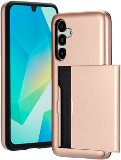 Imoshion Backcover met pasjeshouder voor de Samsung Galaxy A16 - Rosé Goud