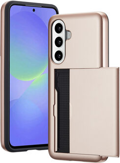 Imoshion Backcover met pasjeshouder voor de Samsung Galaxy A36 / A56 - Rosé Goud