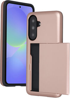 Imoshion Backcover met pasjeshouder voor de Samsung Galaxy A37 (5G) - Rose Gold Rosé goud