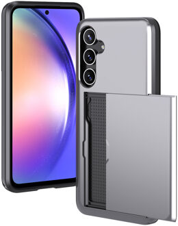 Imoshion Backcover met pasjeshouder voor de Samsung Galaxy A55 - Grijs