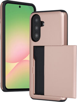 Imoshion Backcover met pasjeshouder voor de Samsung Galaxy A57 (5G) - Rose Gold Rosé goud