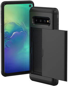 Imoshion Backcover met pasjeshouder voor de Samsung Galaxy S10 - Zwart