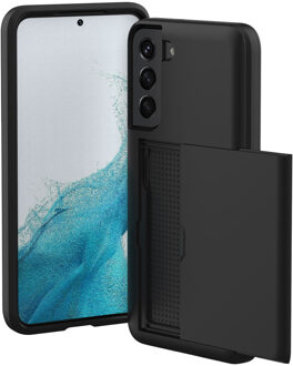 Imoshion Backcover met pasjeshouder voor de Samsung Galaxy S22 - Zwart