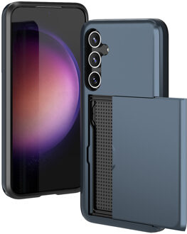 Imoshion Backcover met pasjeshouder voor de Samsung Galaxy S23 FE - Donkerblauw