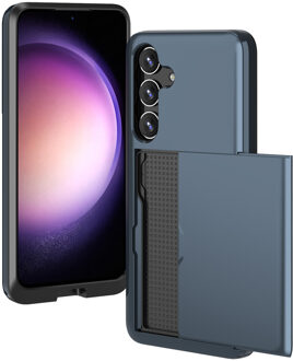 Imoshion Backcover met pasjeshouder voor de Samsung Galaxy S24 - Donkerblauw