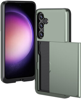 Imoshion Backcover met pasjeshouder voor de Samsung Galaxy S24 - Donkergroen