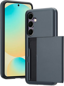 Imoshion Backcover met pasjeshouder voor de Samsung Galaxy S24 FE - Donkerblauw