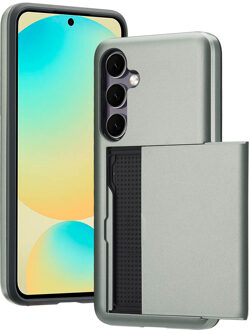 Imoshion Backcover met pasjeshouder voor de Samsung Galaxy S24 FE - Donkergroen