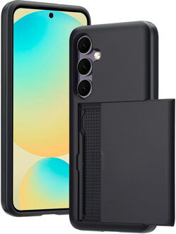 Imoshion Backcover met pasjeshouder voor de Samsung Galaxy S24 FE - Zwart