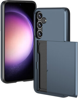 Imoshion Backcover met pasjeshouder voor de Samsung Galaxy S24 Plus - Donkerblauw