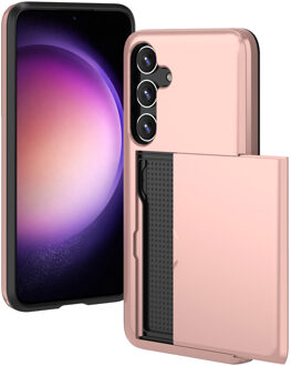 Imoshion Backcover met pasjeshouder voor de Samsung Galaxy S24 Plus - Rosé Goud