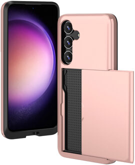 Imoshion Backcover met pasjeshouder voor de Samsung Galaxy S24 - Rosé Goud