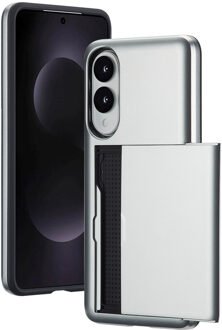 Imoshion Backcover met pasjeshouder voor de Samsung Galaxy S25 Edge - Grijs