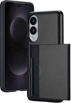 Imoshion Backcover met pasjeshouder voor de Samsung Galaxy S25 Edge - Zwart