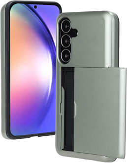 Imoshion Backcover met pasjeshouder voor de Samsung Galaxy S25 FE - Groen